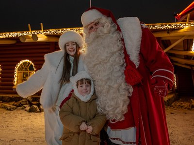 Rovaniemi: Santa Claus Village, Husky & Reindeer Tour